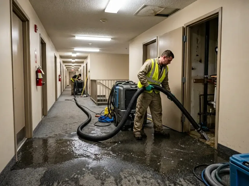 multi-unit-apartment-hallway-f-005 — frequently asked questions, Emergency Burst Pipe Water Extraction & Removal in Brooklan…